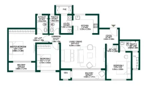 3 BHK + 3T Spacious High-Rise Residence - Godrej Woodscapes - Image 5